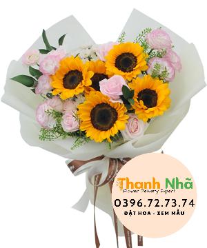 Hoa mừng tốt nghiệp - Nắng vàng dịu dàng - 1202