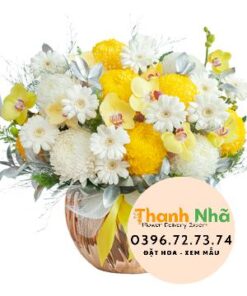 Hoa mừng tốt nghiệp - Luxury vase 22 - 1214