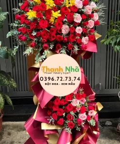 Hoa Khai Trương - Hoa Chúc Mừng Tiến Tới - KT028