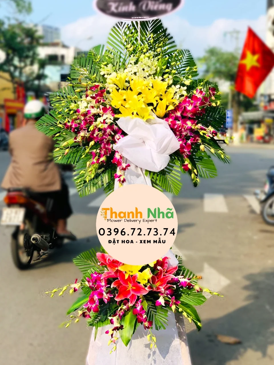 Hoa Chia Buồn - Lệ Buồn - CB010