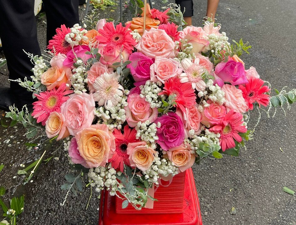 mẫu hoa hồng mừng sinh nhật